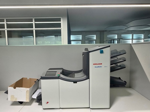 [CSEasyMailer] Gebrauchte Falz- und Kuvertiermaschine / Mise-sous-pli-Maschine Koelliker EasyMailer Serie E