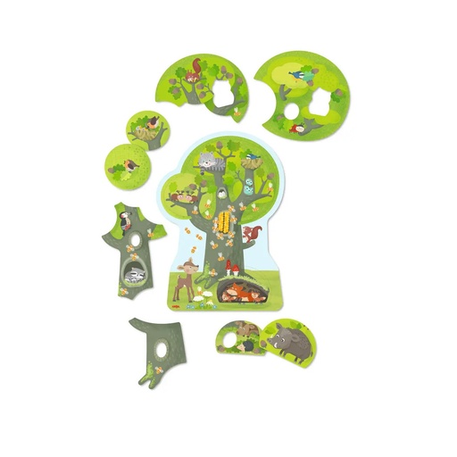 [90.669] Puzzle en bois «Animaux de la forêt»